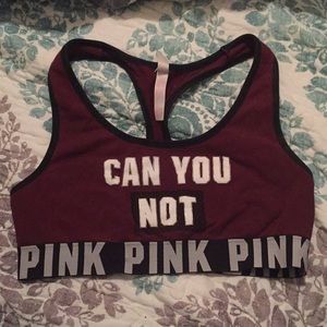 Pink Sports Bra